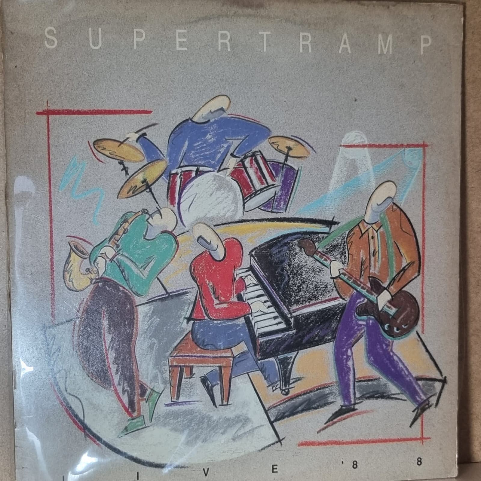 Capa de Supertramp — LIVE '88