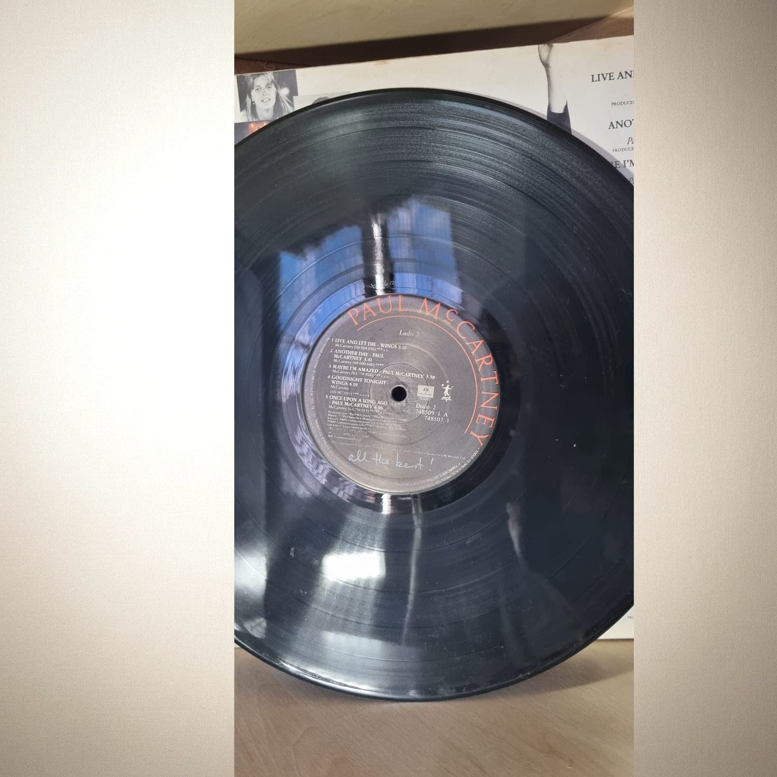 Disco de Paul McCartney — all the best!