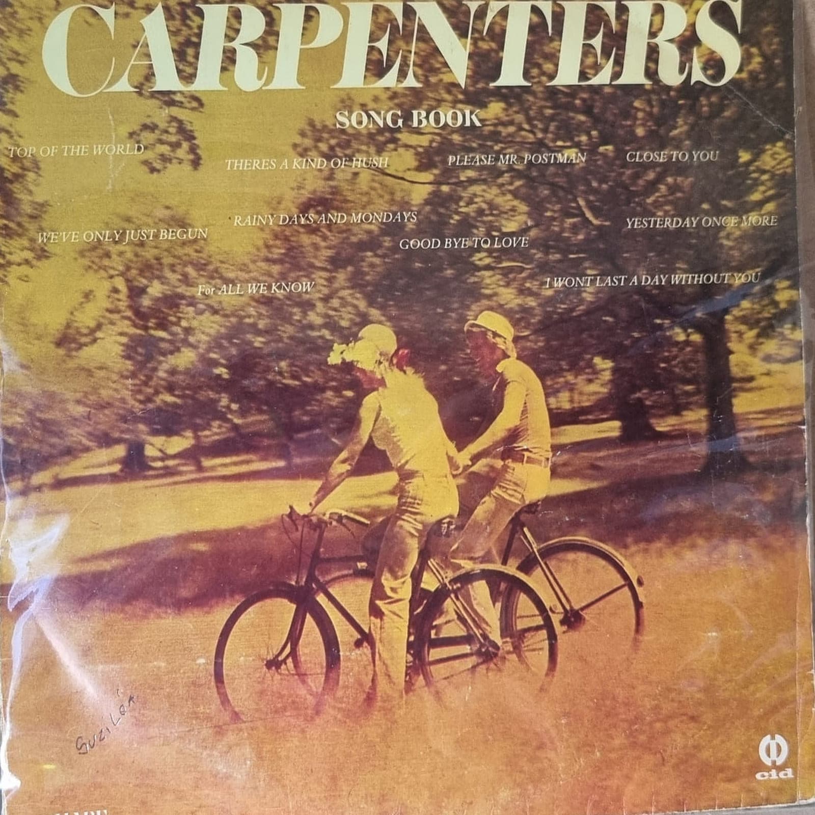 Capa de Carpenters — Song Book