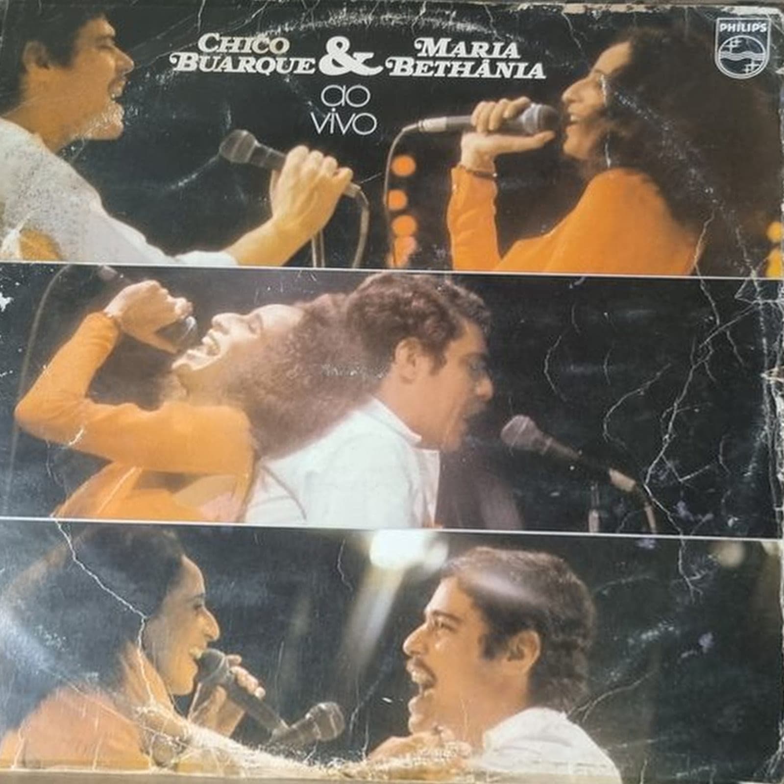 Capa de Chico Buarque & Maria Bethânia — Ao Vivo