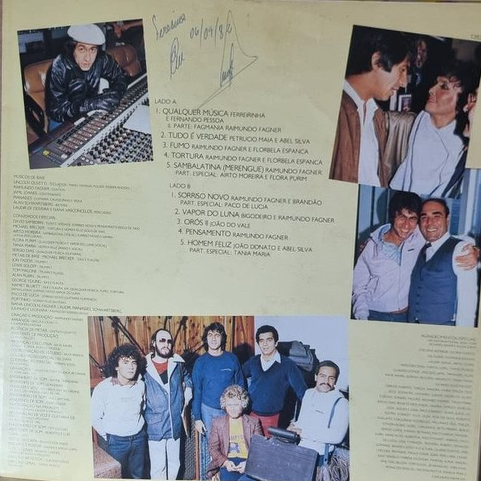 Encarte de Raimundo Fagner — Tropiçália / Qualquer Música