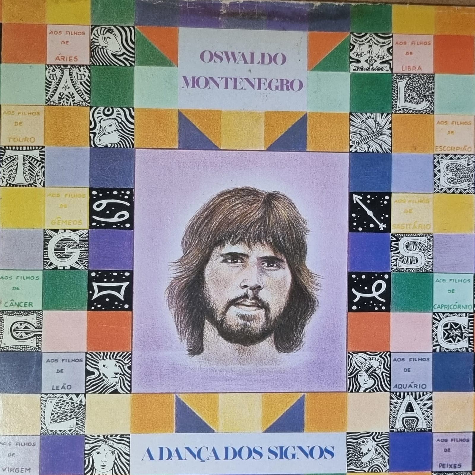 Capa de Oswaldo Montenegro — A Dança dos Signos