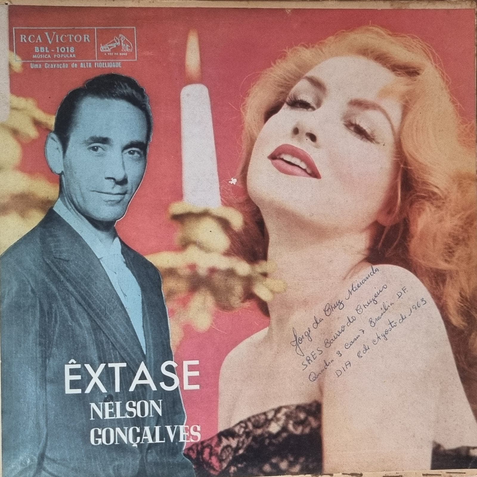 Capa de Nelson Gonçalves — Êxtase