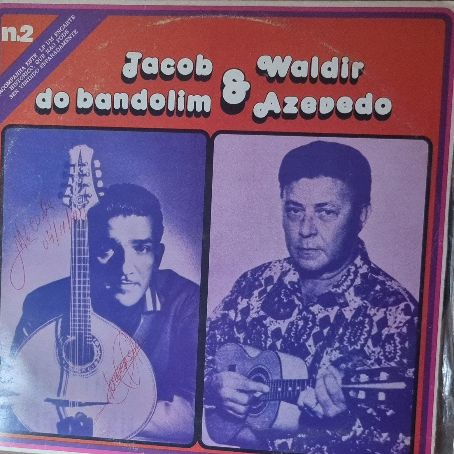 Capa de Jacob do Bandolim & Waldir Azevedo — Jacob do Bandolim & Waldir Azevedo n.2