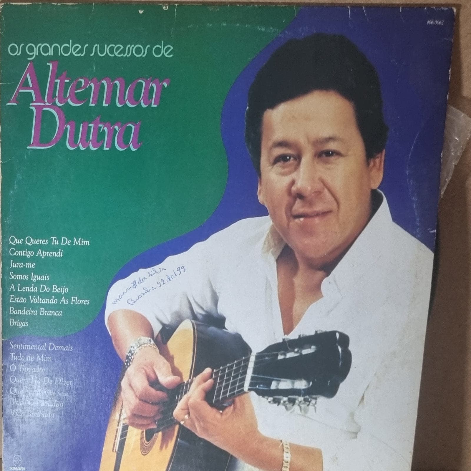 Capa de Altemar Dutra — Os Grandes Sucessos de Altemar Dutra