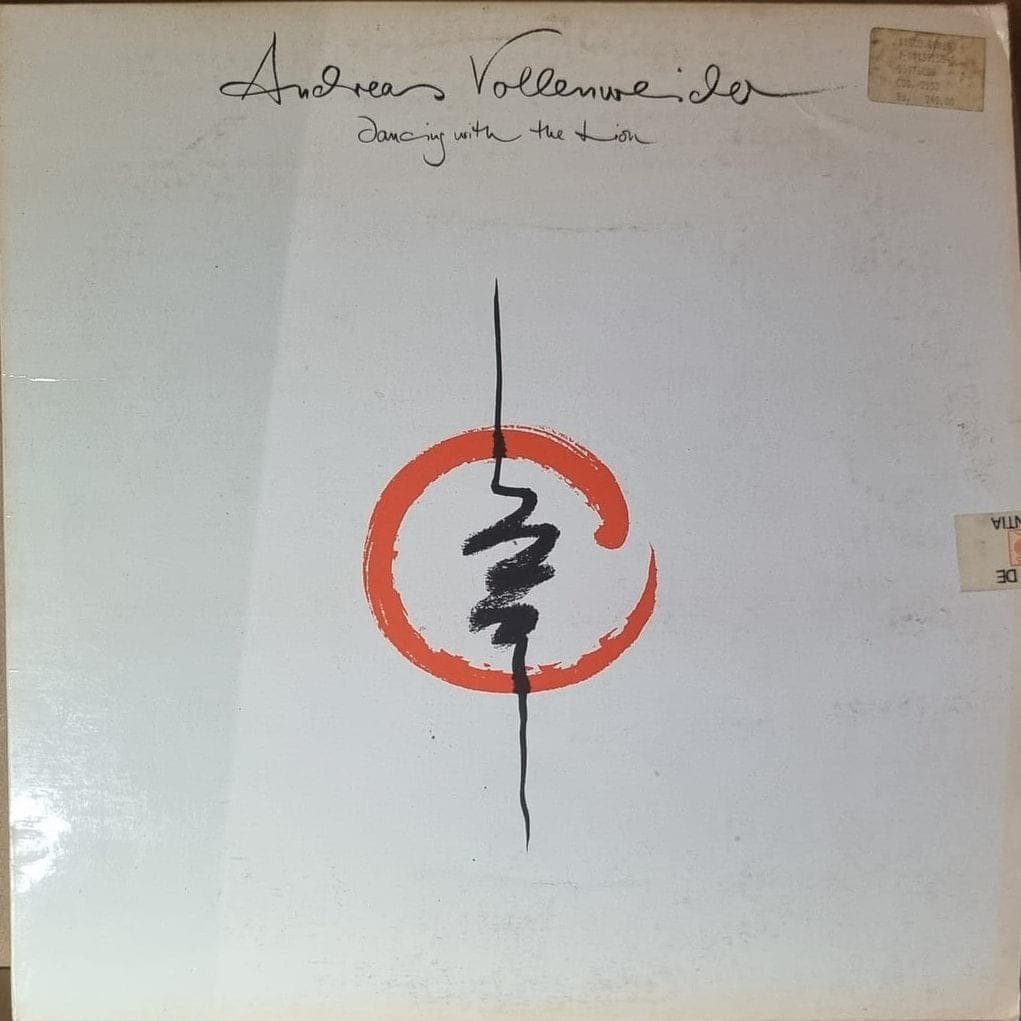 Etiqueta central de ANDREAS VOLLENWEIDER — BAJANDO A LA LUNA