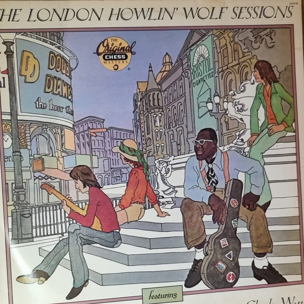Etiqueta central de HOWLIN' WOLF — THE LONDON HOWLIN' WOLF SESSIONS