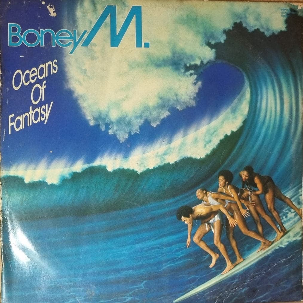 Etiqueta central de Boney M. — Oceans Of Fantasy