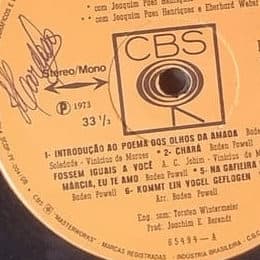 Capa de BADEN POWELL — SOLITUDE ON GUITAR
