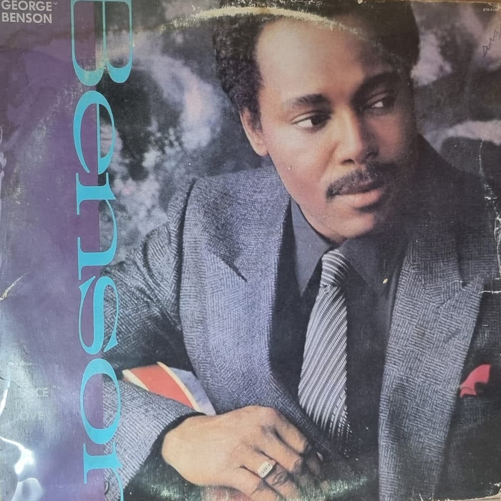 Etiqueta central de GEORGE BENSON — TWICE THE LOVE