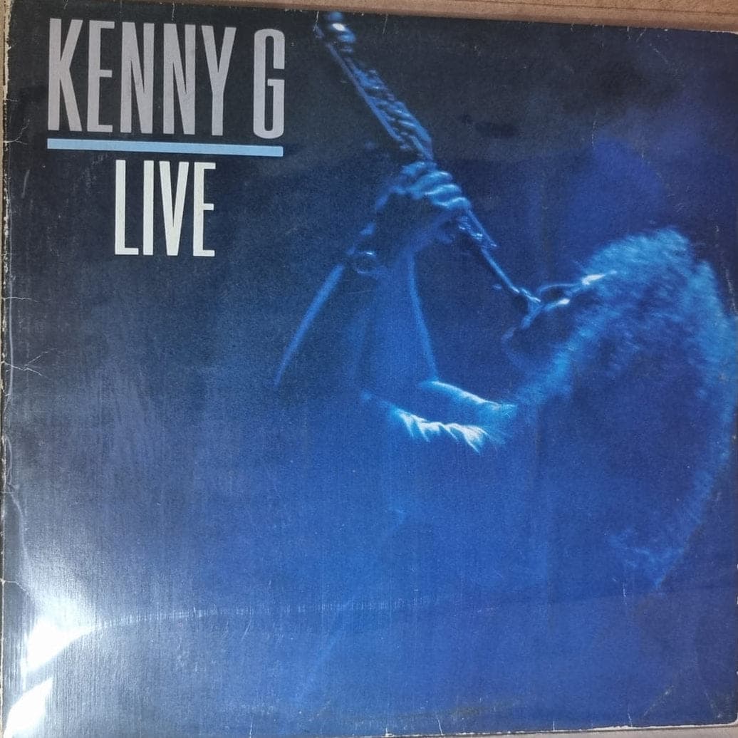 Etiqueta central de KENNY G — LIVE