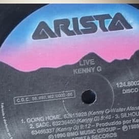 Capa de KENNY G — LIVE