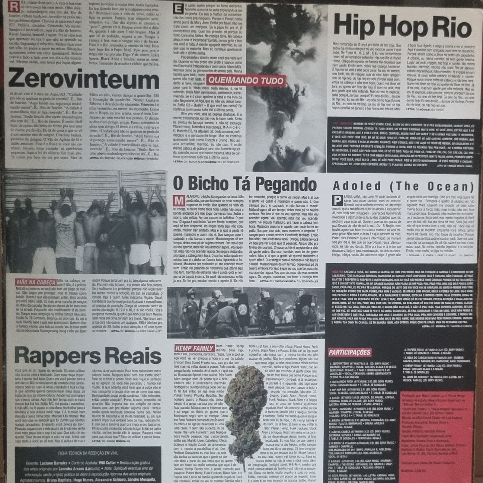 Capa de Planet Hemp — Os Cães Ladram Mas A Caravana Não Pára