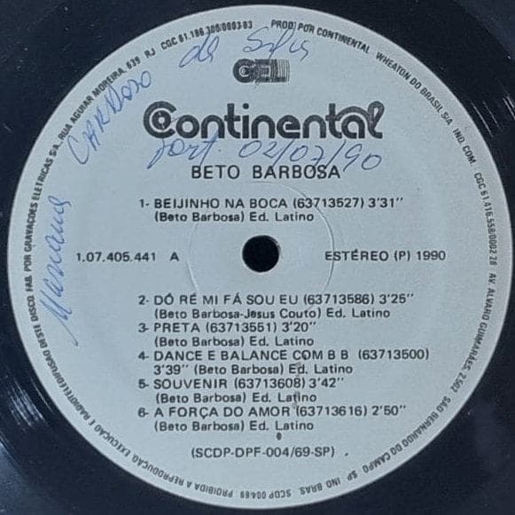 Capa de BETO BARBOSA — Beto Barbosa