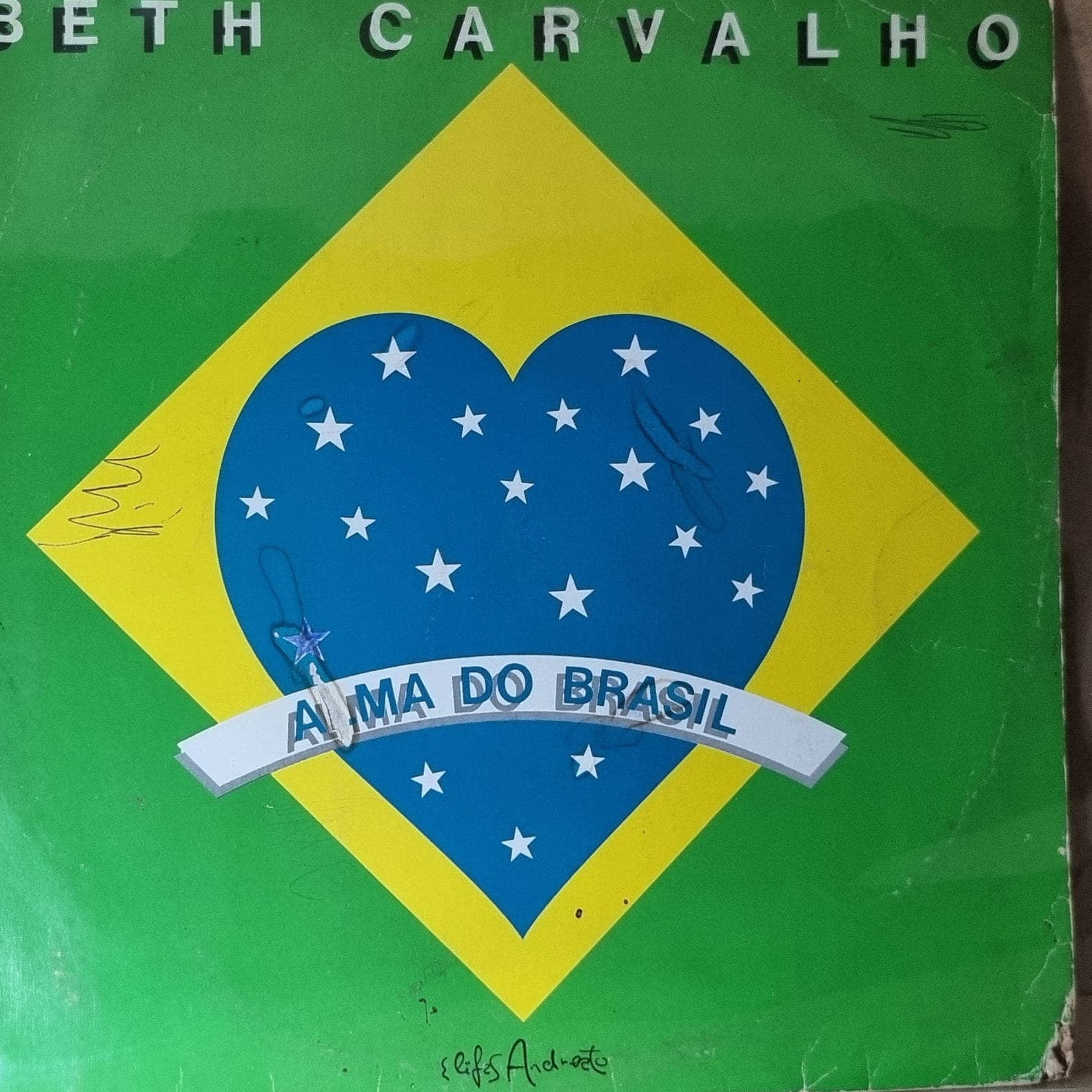 Etiqueta central de BETH CARVALHO — ALMA DO BRASIL