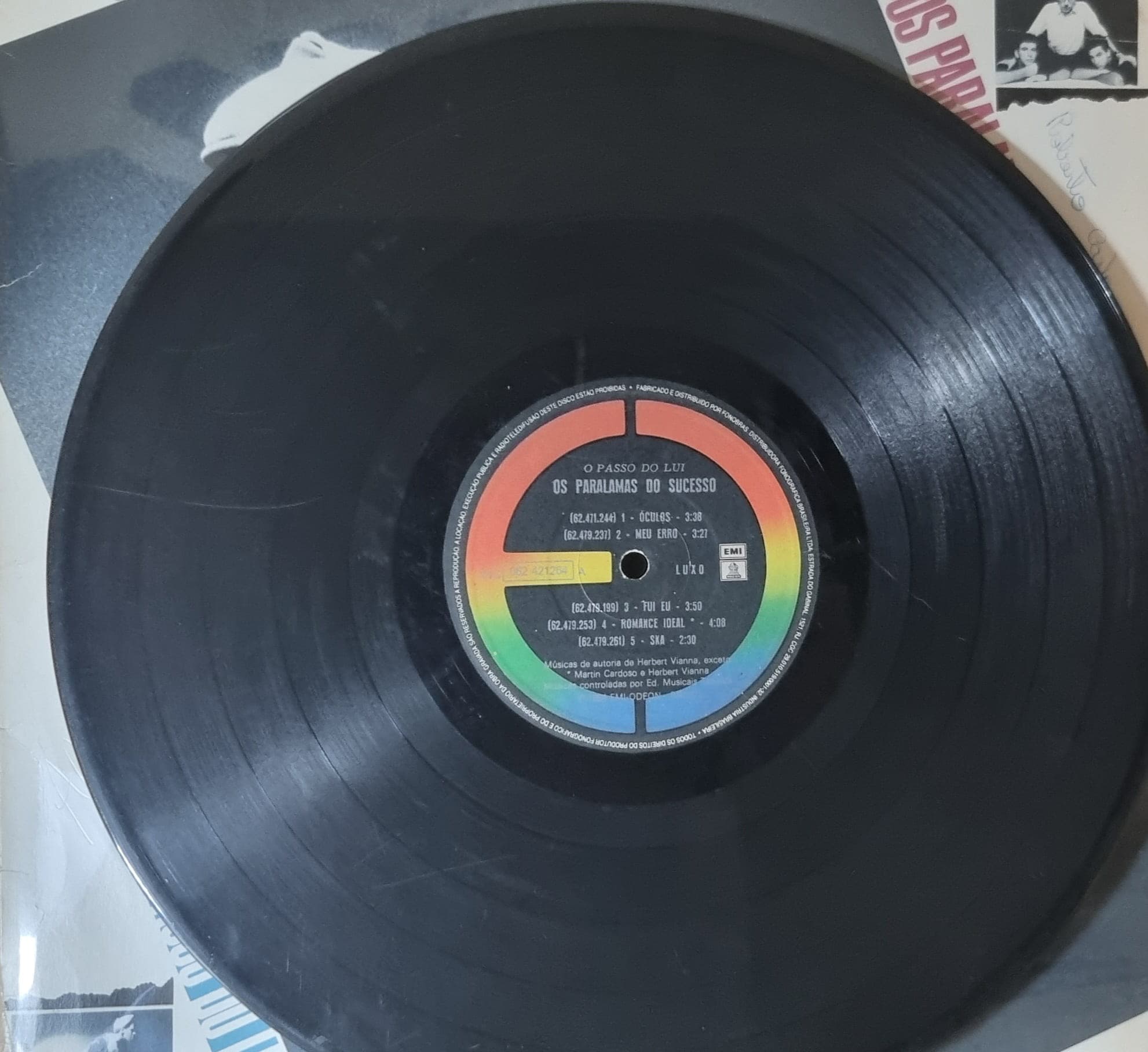 Capa de OS PARALAMAS DO SUCESSO — O PASSO DO LUI