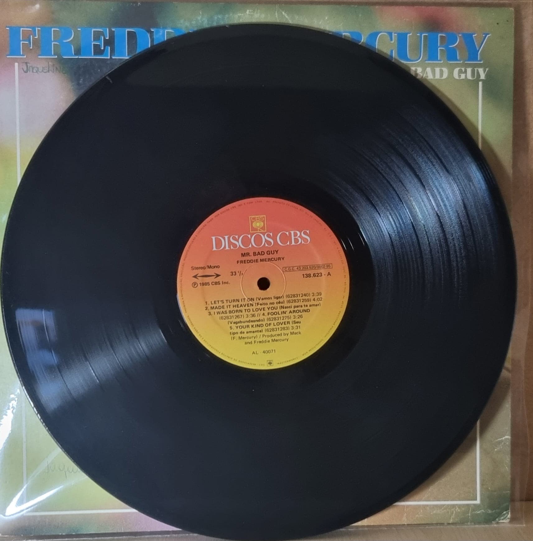 Capa de Freddie Mercury — Mr. Bad Guy
