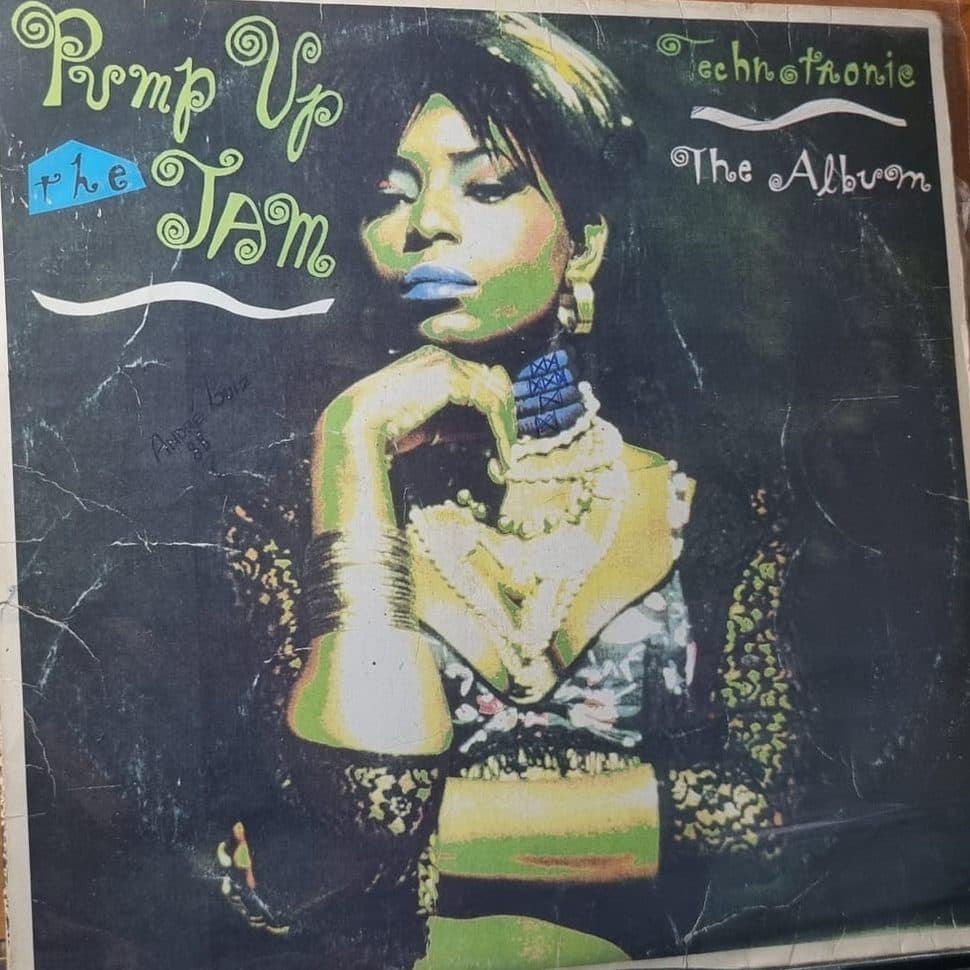 Capa de PUMP UP THE JAM, de TECHNOTRONIC