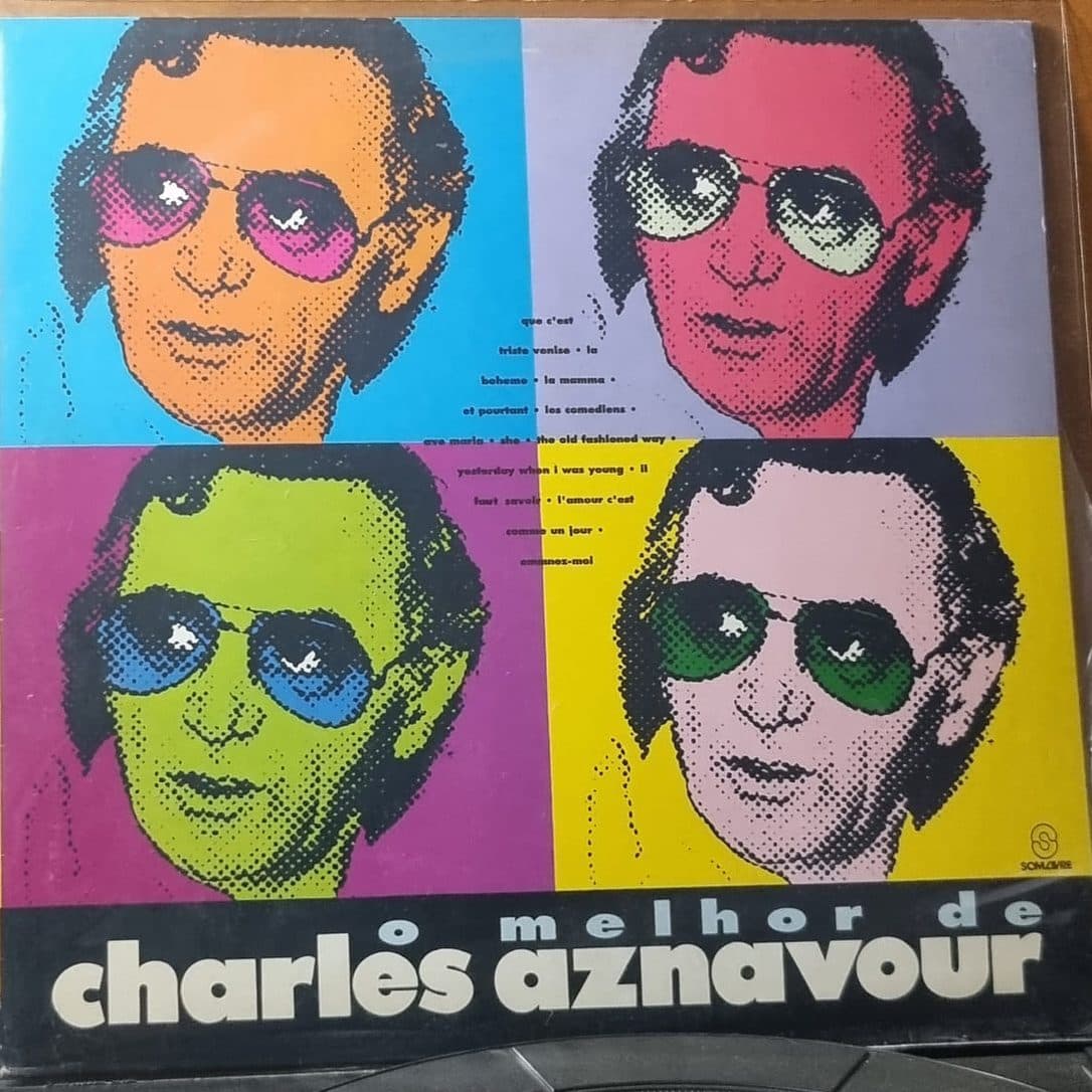 Capa de O Melhor de Charles Aznavour, de Charles Aznavour