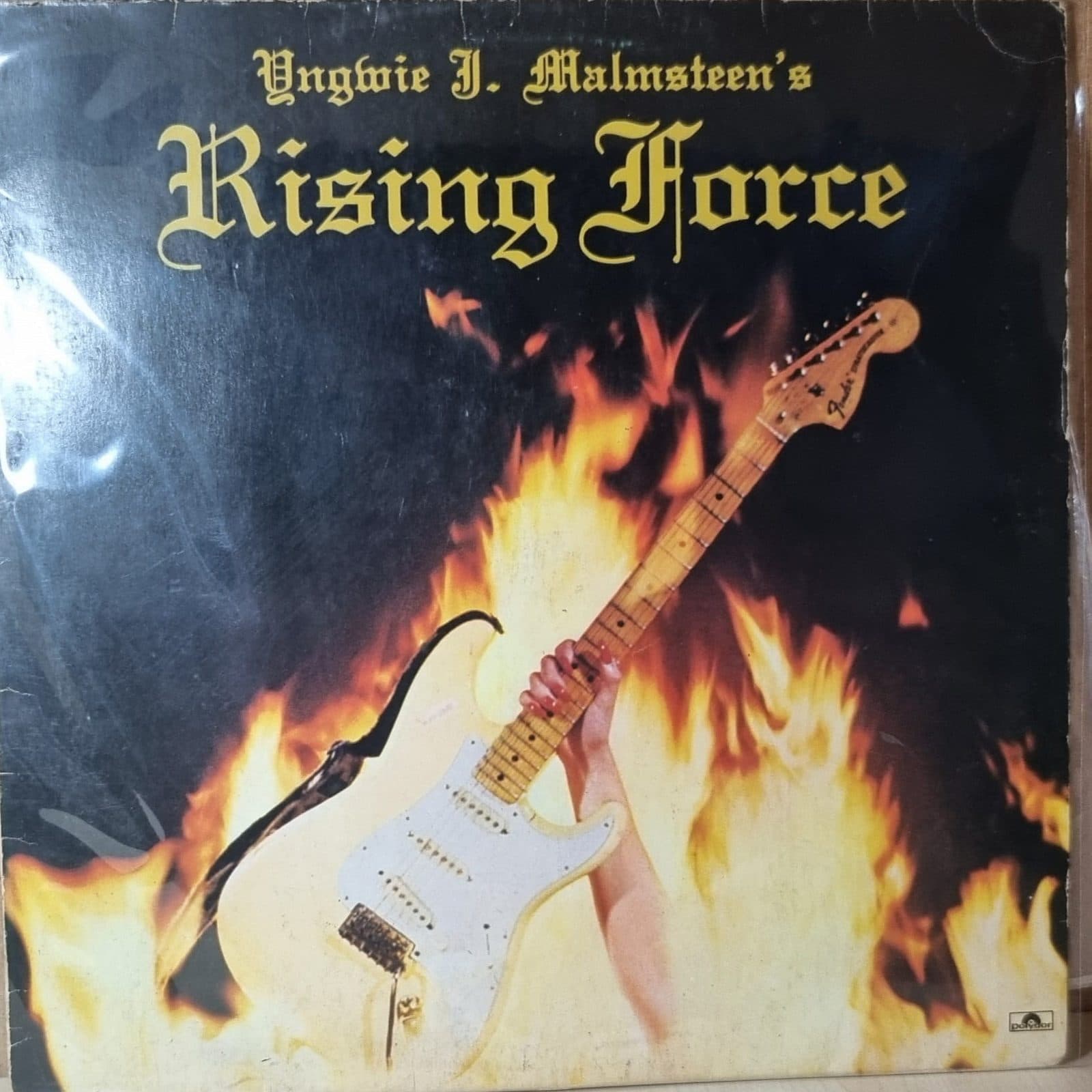 Capa de RISING FORCE, de YNGWIE MALMSTEEN