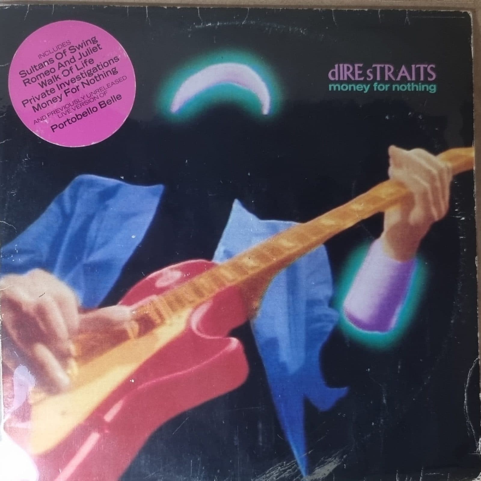 Capa de money for nothing, de DIRE STRAITS
