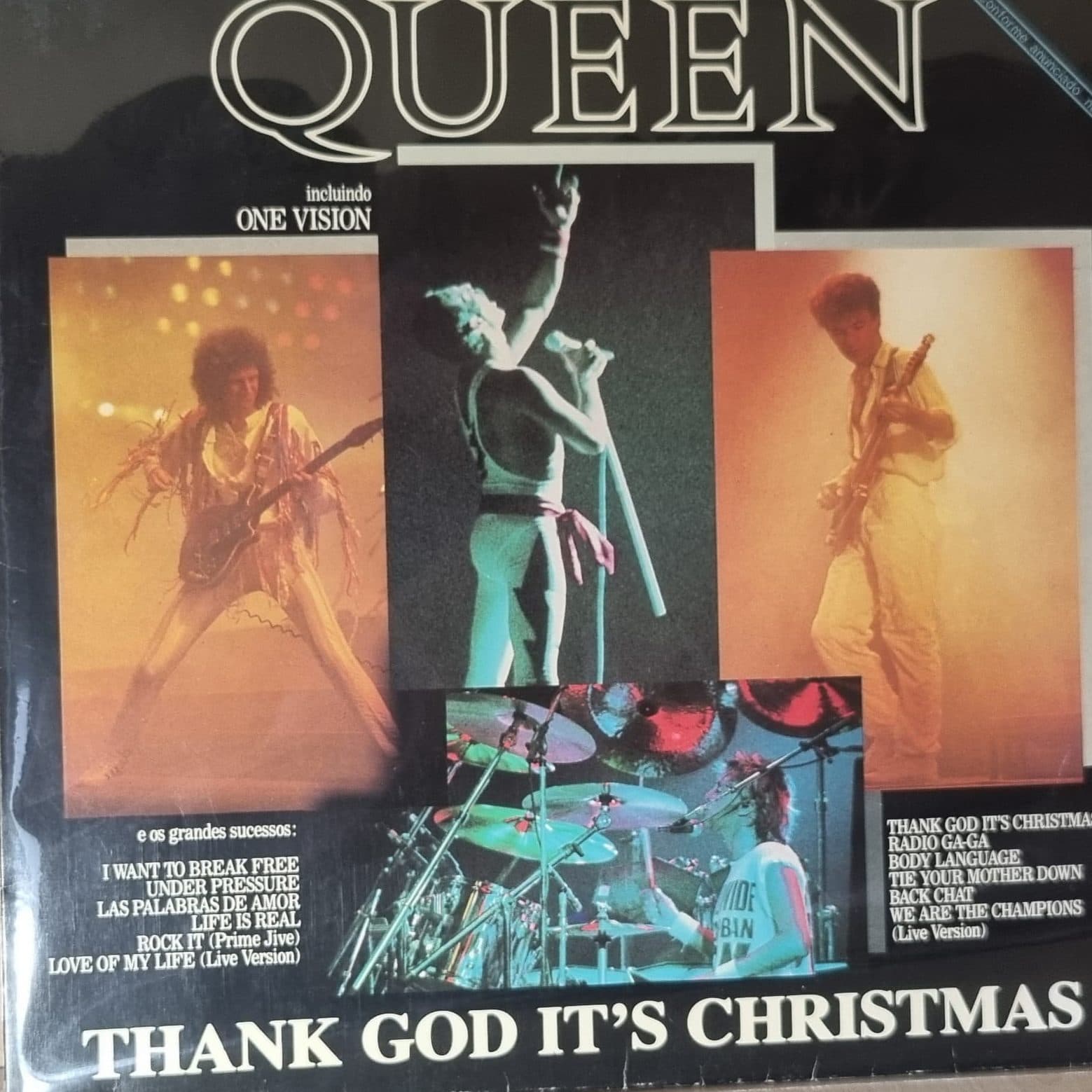 Capa de THANK GOD IT'S CHRISTMAS, de QUEEN