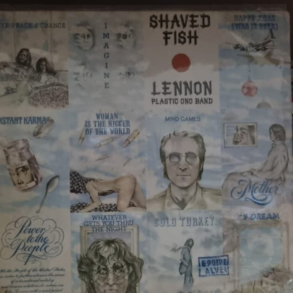 Capa do LP Shaved Fish, de John Lennon e Plastic Ono Band